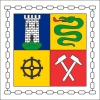 Fahne Gemeinde 2123 St-Sulpice ehemalige Gemeinde (NE) | 30 x 30 cm und Grösser